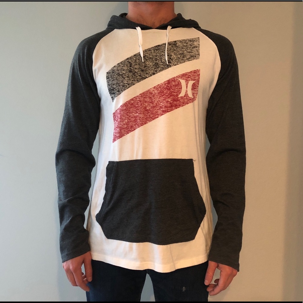 Hurley long sleeve hoodie pullover - Medium